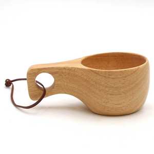 Divertente campeggio barile di <span class=keywords><strong>legno</strong></span> tazza di caffè tazze d'acqua bere birra al latte con manico - Product Image 4