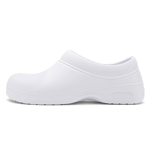 Hotel Kitchen Anti-Slip Chef Safety Shoes Breathable Waterproof Clogs with EVA Outsole Non-Slip Cook Working Shoes