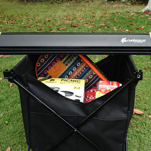 Mesa Plegable de Aluminio para Exteriores, Diseño Moderno y Ligero, Fácil de Transportar, con Bolsillo de Almacenamiento para Camping - Product Image 5