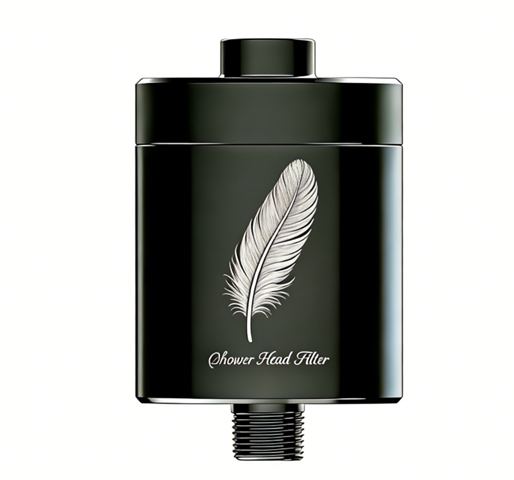 Aluminum Alloy Activated Carbon Shower Filter with Carbon Fiber & KDF for Hard Water Anti-Hair Loss & Reduced Skin Allergies