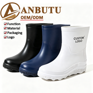 Bottes <span class=keywords><strong>de</strong></span> <span class=keywords><strong>pluie</strong></span> monobloc en PVC moulé, antidérapantes, grandes tailles, pour le lavage <span class=keywords><strong>de</strong></span> voitures, la manipulation des fruits <span class=keywords><strong>de</strong></span> mer et l'utilisation sur ponts <span class=keywords><strong>de</strong></span> bateaux, personnalisation en gros pour le commerce extérieur - Product Image 1