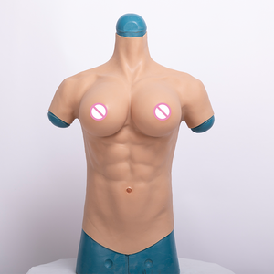 Formes mammaires réalistes avec Costume musculaire macho <span class=keywords><strong>seins</strong></span> faux Costume musculaire avec gros <span class=keywords><strong>seins</strong></span> Crossdressing Prop Drag Queen Muscle Chest - Product Image 3