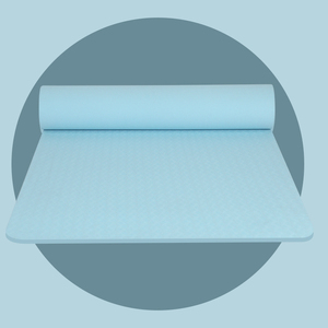 Sanfan Màu Duy Nhất 4Mm Dày Cao Bọt TPE Pilates Thể Dục Dụng Cụ <span class=keywords><strong>Mat</strong></span> Sàn Bán Buôn Thảm Yoga Biểu Tượng Tùy Chỉnh Với Đạt Được Chứng Nhận - Product Image 1