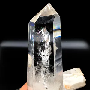 Wholesale Natural Rain Clear Quartz Points Polished High Quality Big Crystal Tower Heading Crystal Wands For Decoration And Sale