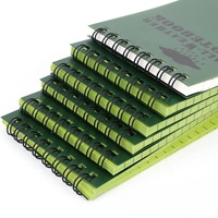 Promotion personnalisé Mini reliure à spirale en PVC à couverture rigide cahier ligné étanche à feuilles mobiles prix d'usine