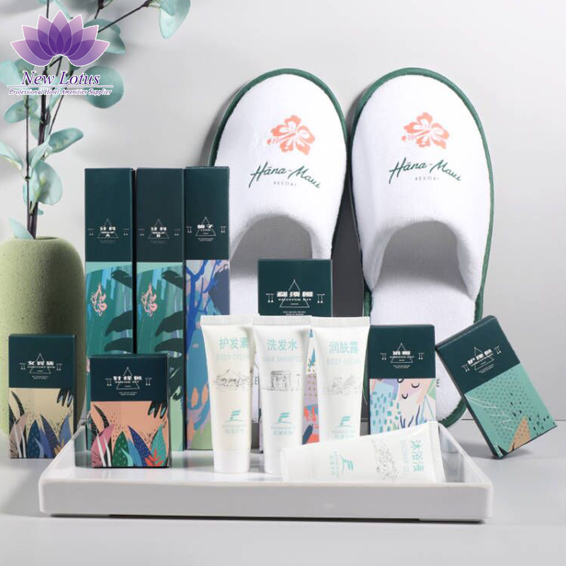 hotel shampoo bottles