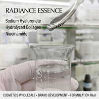 Sérum Visage Éclaircissant 5% Niacinamide à Marque Blanche, Acide Hyaluronique, Collagène, Essence Hydratante Éclatante, Personnalisé OEM