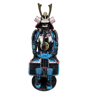 Última Novedad: Armadura de <span class=keywords><strong>Guerrero</strong></span> Japonés de Hierro Azul-Negro - <span class=keywords><strong>Disfraz</strong></span> Realista y Pieza Decorativa - Product Image 1