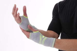 Sport tipo di supporto per la mano del polso palmare protettore con cuscinetti in silicone supporto ortopedico tutore per alleviare il dolore - Product Image 4