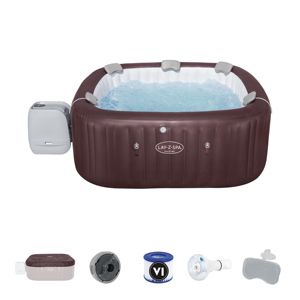 2025 New Arrival 6001u ngoài trời 201x80cm Inflatable Vuông Sâu Đỏ bể sục PVC hồ bơi Spa bồn tắm nước nóng Hydro máy bay phản lực Pro bồn tắm nước nóng - Product Image 2