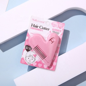 Heart Shaped Design Children Kids Hair Salon Tools Razor Comb Cutting Hair Comb Factory Wholesales Hot Sales Plastic Razor Comb