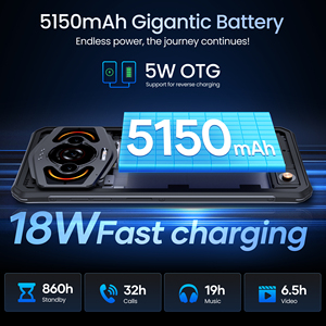 โทรศัพท์มือถือ LAGENIO Panther 1 รุ่นทนทาน ขนาด 6.7 นิ้ว ความจุ 4+128GB กล้องหลัง 13MP ระบบปฏิบัติการ Android 15 แบตเตอรี่ 5150mAh รองรับการชาร์จเร็ว 18W - Product Image 3