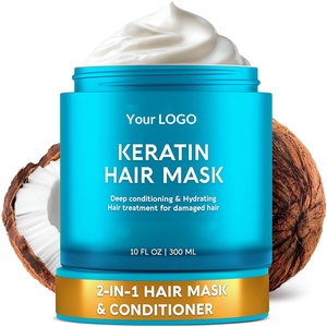 Procesamiento OEM Personalizado de <span class=keywords><strong>Mascarilla</strong></span> Capilar de Queratina de 300 ml, <span class=keywords><strong>Mascarilla</strong></span> Capilar Dos en Uno y Acondicionador - Product Image 1