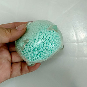 GL ASMR Squishy artisanal, Ours à presser sonore, Jouets sensoriels anti-stress, Chat Squishy sensoriel avec perles colorées - Product Image 4
