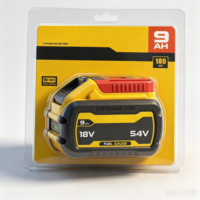 Batterie Li-ion Flexvolt DCB547 9,0 Ah pour outils Flexvolt XR 18 V et 54 V, longue autonomie, compatible avec les outils XR 18 V, emballage blister en boîte couleur, deux options