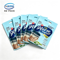Sachet Doypack en plastique laminé imprimé sur mesure pour lessive en poudre avec poignée