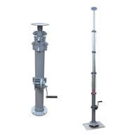 Mástil Telescópico Portátil con Antena Manual y Motorizada para Torre de Cámara CCTV Retráctil