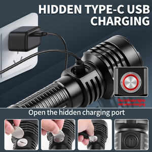 <span class=keywords><strong>Lampe</strong></span> de <span class=keywords><strong>plongée</strong></span> étanche IPX8 1200 lumens type-c <span class=keywords><strong>lampe</strong></span> de poche rechargeable USB double source de lumière sous-marine 30M LED lumière de <span class=keywords><strong>plongée</strong></span> - Product Image 5