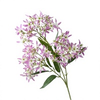 Bunga Gypsophila Sutra Buatan Tangkai Tunggal, Bunga Palsu untuk Dekorasi Pernikahan, Hotel, dan Rumah