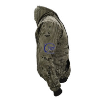 Veste à capuche réversible tactique de camping en plein air, camouflage désertique nocturne, noir