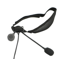 Adaptateur PTT léger pour casque tactique avec bandeau en maille et interface audio filaire