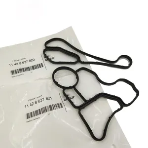 Suku Cadang Mobil Mesin Filter Oli Gasket Cooler Gasket Seal untuk BMW N52 11427525335 OEM OEM 11428637821