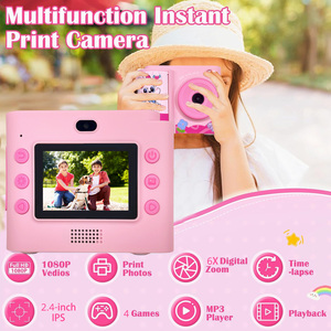 <span class=keywords><strong>Appareil</strong></span> <span class=keywords><strong>photo</strong></span> numérique instantané pour enfants L8, prend en charge l'enregistrement vidéo HD 1080P avec micro, imprimante thermique, jouet pour enfants, cadeau d'anniversaire - Product Image 2