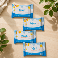 Lingettes humides jetables écologiques épaisses sans alcool, lingettes nettoyantes douces pour toilettes, lingettes humides miniatures jetables dans les toilettes