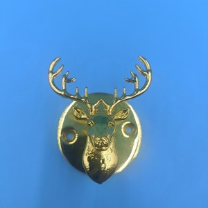 Zinc Alloy Deer Head <b>Cabinet</b> Handle Novelty Shape Durable <b>Rustic</b> Design For Wardrobe Wine <b>Cabinet</b> Drawer Hardware Accessory - Product Image 4