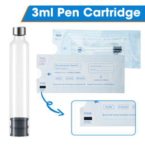 Pluma inyectora <span class=keywords><strong>de</strong></span> <span class=keywords><strong>insulina</strong></span> ajustable y reutilizable Blue Metal Pen 80U V1 con <span class=keywords><strong>cartucho</strong></span> <span class=keywords><strong>de</strong></span> 3ml y 50g - Product Image 6