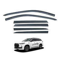 Viseras para Ventanas Moldeadas por Inyección de ABS, Instalación con Cinta Adhesiva, Protectores contra la Lluvia, Deflectores de Ventilación para Chery Tiggo 9 JAECOO J8