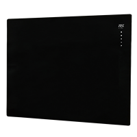 Silencioso inteligente 7 días X 24 horas Programas personalizados Termostato Boost G45DT 450W 220-240 V ~ 50-60Hz. Calentador de panel de vidrio infrarrojo