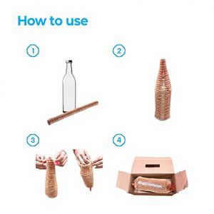 Funda de Papel de Nido de Abeja de 450 mm de Altura |   Bolsa Protectora Flexible, Reciclable y Ecológica para Empacar y Enviar |   Paquete de 350 Fundas - Product Image 1