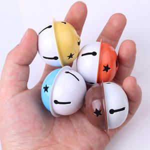 Campanas Navideñas Metálicas Coloridas de 40 mm para Manualidades, Decoración del Hogar y Jardín, Accesorios para Regalos Navideños Z 0008 - Product Image 5