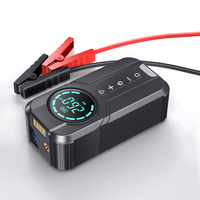 Démarreur de voiture et gonfleur de pneus pour moteurs essence et diesel, booster de batterie, pression maximale 150 PSI, alimentation de secours