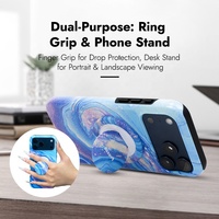 Sunyee 360 °   Drehbarer Sublimations-Magnet-Handyring-Halter, Bedruckbarer Wärmeübertragungs-Fingergriff, Magsafe-Kompatibel