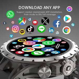 Montre connectée 4G Android Q85 avec GPS, carte SIM, écran AMOLED 1,43 pouces, caméra rotative latérale 200W, réponse aux appels et télécommande - Product Image 4