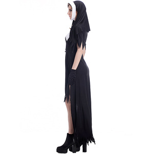 2025 new styles New Style Hot Sale Fancy Halloween Knitted Sexy <strong>Nun</strong> Cosplay <strong>Costume</strong> - Product Image 3