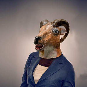 Máscaras <span class=keywords><strong>de</strong></span> látex <span class=keywords><strong>de</strong></span> cabeza <span class=keywords><strong>de</strong></span> cabra y perro <span class=keywords><strong>de</strong></span> cara completa <span class=keywords><strong>de</strong></span> terror realista para fiesta <span class=keywords><strong>de</strong></span> Halloween, disfraz <span class=keywords><strong>de</strong></span> Cosplay - Product Image 2