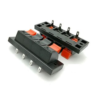 Terminal de audio tipo banana de 4 posiciones WP4-10, poste de terminal de resorte con pin de cobre 4P, abrazadera de cable para prueba de envejecimiento, poste de terminal de resorte - Product Image 3