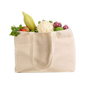 Sac fourre-tout en toile de coton écologique pour femmes, réutilisable, avec poche et logo personnalisé – Offre spéciale - Product Image 2