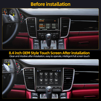 Radio para Auto con Pantalla Táctil Android de 8.4 Pulgadas, GPS, CarPlay Inalámbrico, Navegación DSP, Estilo OEM, Montaje en el Tablero, para Panamera 2010-2016
