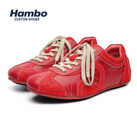 Sneakers rétro unisexes GAT, inspirées des courses, à semelle plate, décontractées, légères, vintage, à lacets, pour hommes et femmes