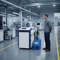 Mesin Las Laser Genggam Industri Murah dan Mudah Dioperasikan 1500W 2000W 3000W Mesin Las Laser Serat Genggam 4 in 1