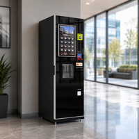 Distributeur automatique de café 24h/24 pour boissons chaudes avec différentes méthodes de paiement Capacité de 150 à 200 pièces Puissance de 1550 W