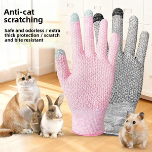 <span class=keywords><strong>Gants</strong></span> anti-coupures et anti-griffures pour animaux <span class=keywords><strong>de</strong></span> compagnie, compatibles avec les écrans tactiles, pour l'entraînement et l'alimentation des hamsters et des perroquets - Product Image 3