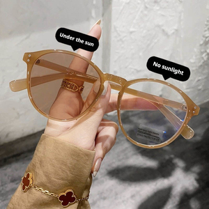 Ombre à <span class=keywords><strong>la</strong></span> mode <span class=keywords><strong>contre</strong></span> les radiations photochromiques et anti-lunettes bleues carrées pour l'extérieur lunettes anti-lumière bleues <span class=keywords><strong>verre</strong></span> de soleil - Product Image 6