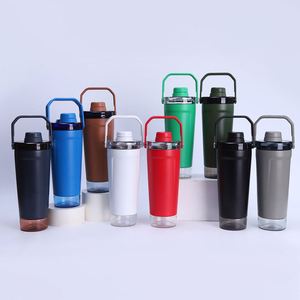 Termo Deportivo de Acero Inoxidable 304, Aislado al Vacío, Portátil, para Gimnasio, Taza Mezcladora, Mantiene la Temperatura de 6 a 12 Horas - Product Image 1
