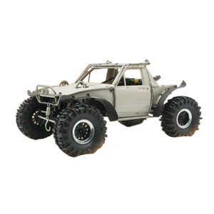 Coche RC D1RC RCRFC 4x4 con <span class=keywords><strong>Jaula</strong></span> Antivuelco de Tubo de Titanio, Impermeable, Eje de Portal 4WS, Cabrestante, Motor Hobbywing 1800KV, Modelo de Camión - Product Image 1