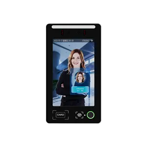 Dispositivos de reconocimiento facial de buena calidad Asistencia de tiempo TCP/IP Huella digital Control de acceso de puerta facial